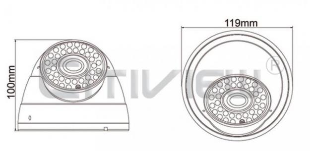 CT-DVJ30-70 IR Dome Camera